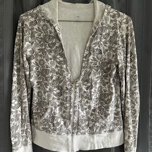 The North Face Women's Brown and White Floral Jacket